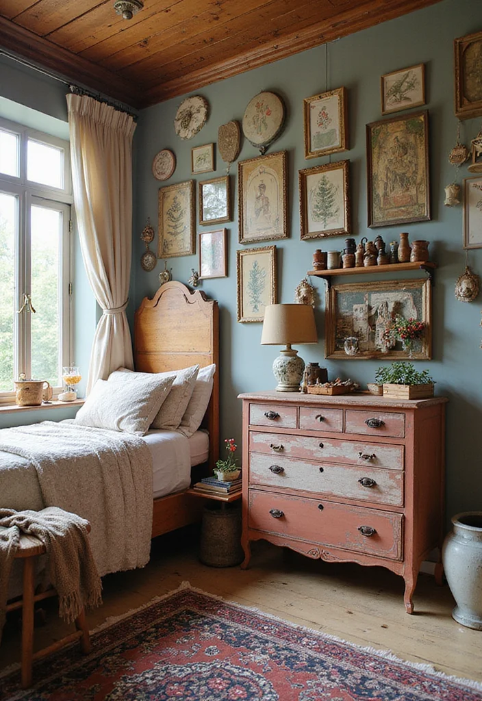 18 Stunning Bohemian Bedroom Inspirations That Will Transform Your Space! - 15. Artistic Touches 1