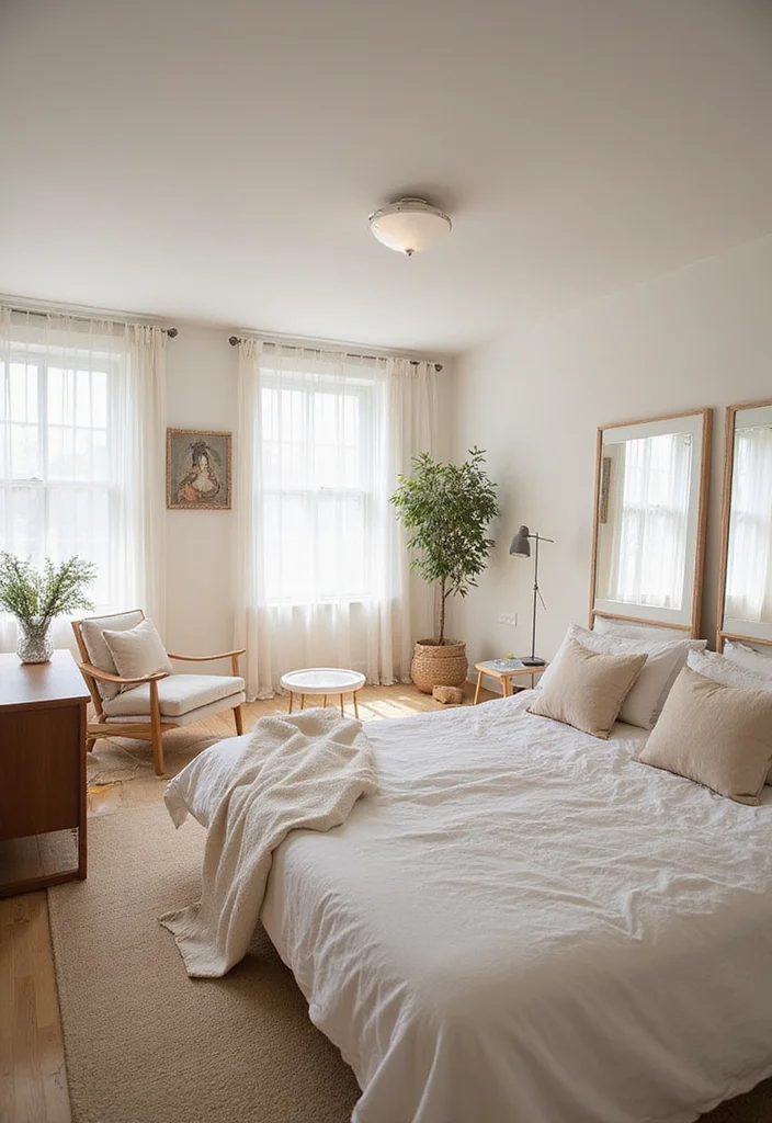 18 Stunning Bohemian Bedroom Inspirations That Will Transform Your Space! - 9. Open Spaces and Airy Feel 1