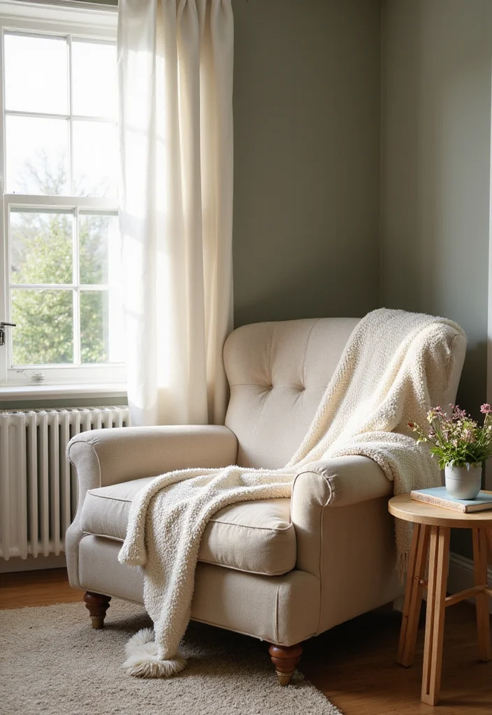 18 Tranquil Bedroom Makeover Ideas That'll Make You Want to Stay in Bed Forever (Check Out #12!) - 11. Comfortable Seating for Relaxation 1