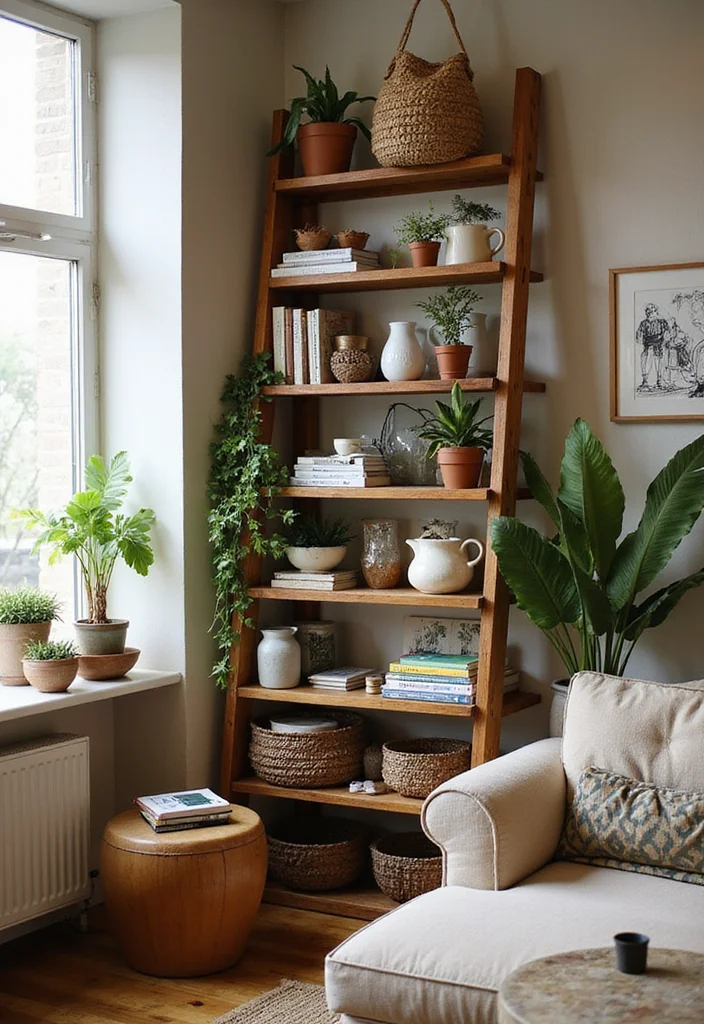 20 Stunning Anthropologie Decor Ideas That'll Turn Your Living Room into a Boho Paradise! - 11. Unique Shelving Solutions 1