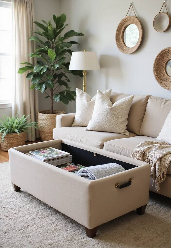 20 Stunning Anthropologie Decor Ideas That'll Turn Your Living Room into a Boho Paradise! - 19. Functional Decor 1