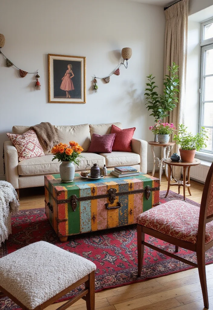 20 Stunning Anthropologie Decor Ideas That'll Turn Your Living Room into a Boho Paradise! - 20. Unique Accent Furniture 1