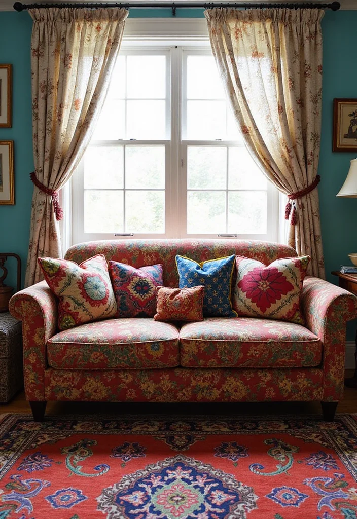 20 Stunning Anthropologie Decor Ideas That'll Turn Your Living Room into a Boho Paradise! - 4. Bold Patterns 1