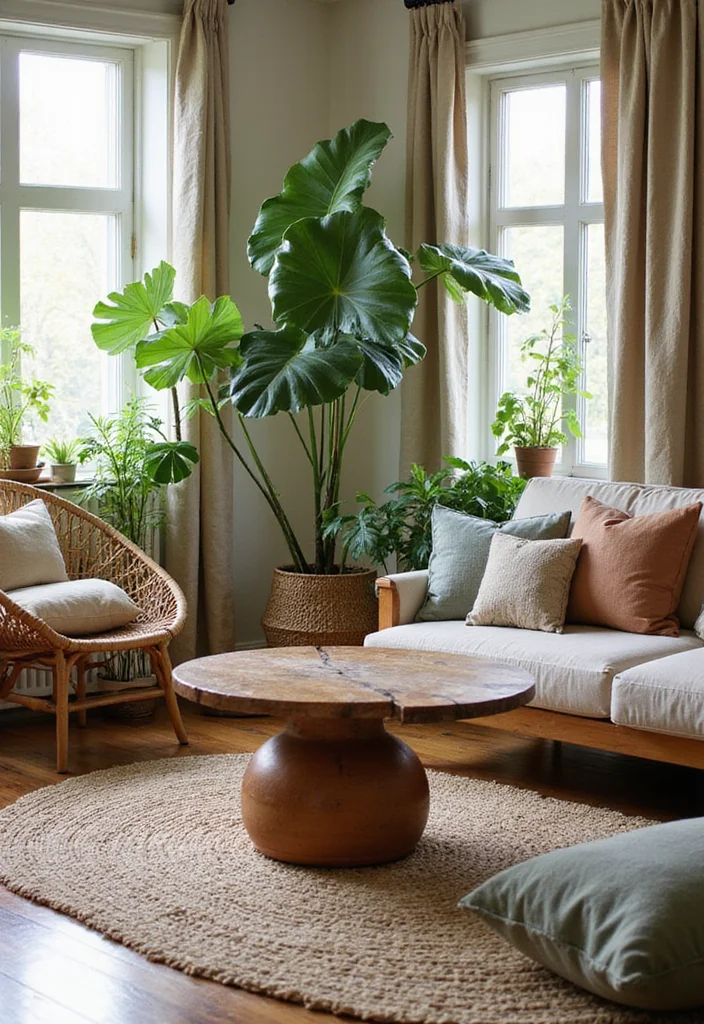 20 Stunning Anthropologie Decor Ideas That'll Turn Your Living Room into a Boho Paradise! - 5. Natural Elements 1