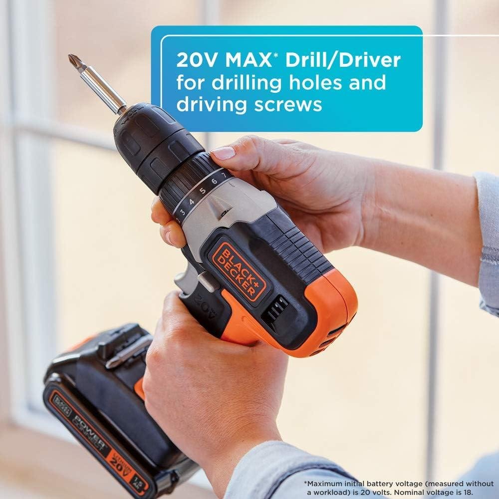 BLACK+DECKER 20V Drill/Driver Kit Review: Our shop?