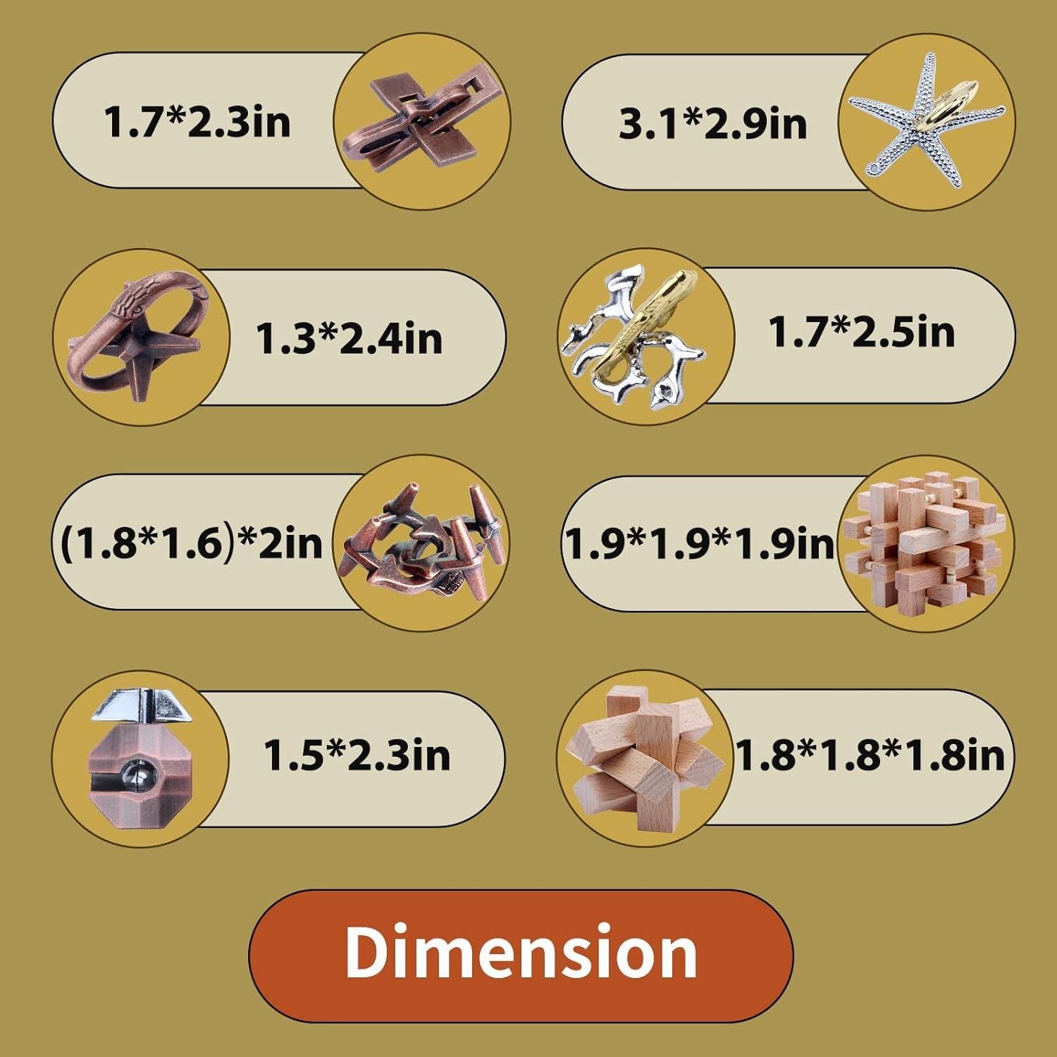 8pc Wooden Brain Teaser‌ Jigsaw Review: Shop Fit?