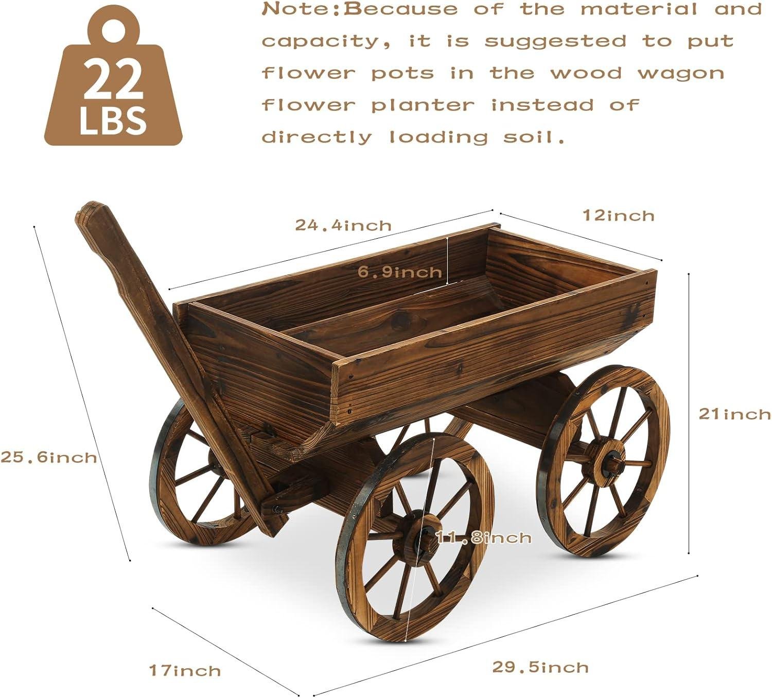 Notume‌ Wooden Wagon planter Review: ​Right for our Shop?