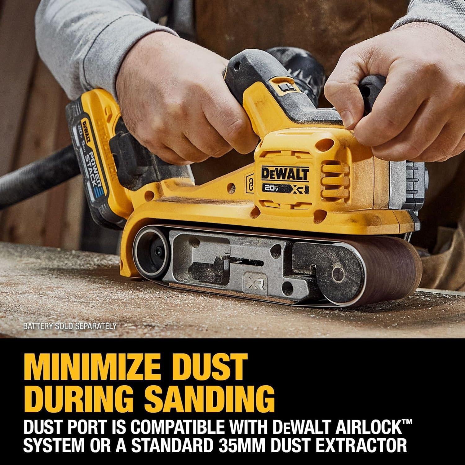 DEWALT DCW220B Belt ⁣Sander Review: Right for Our Shop?