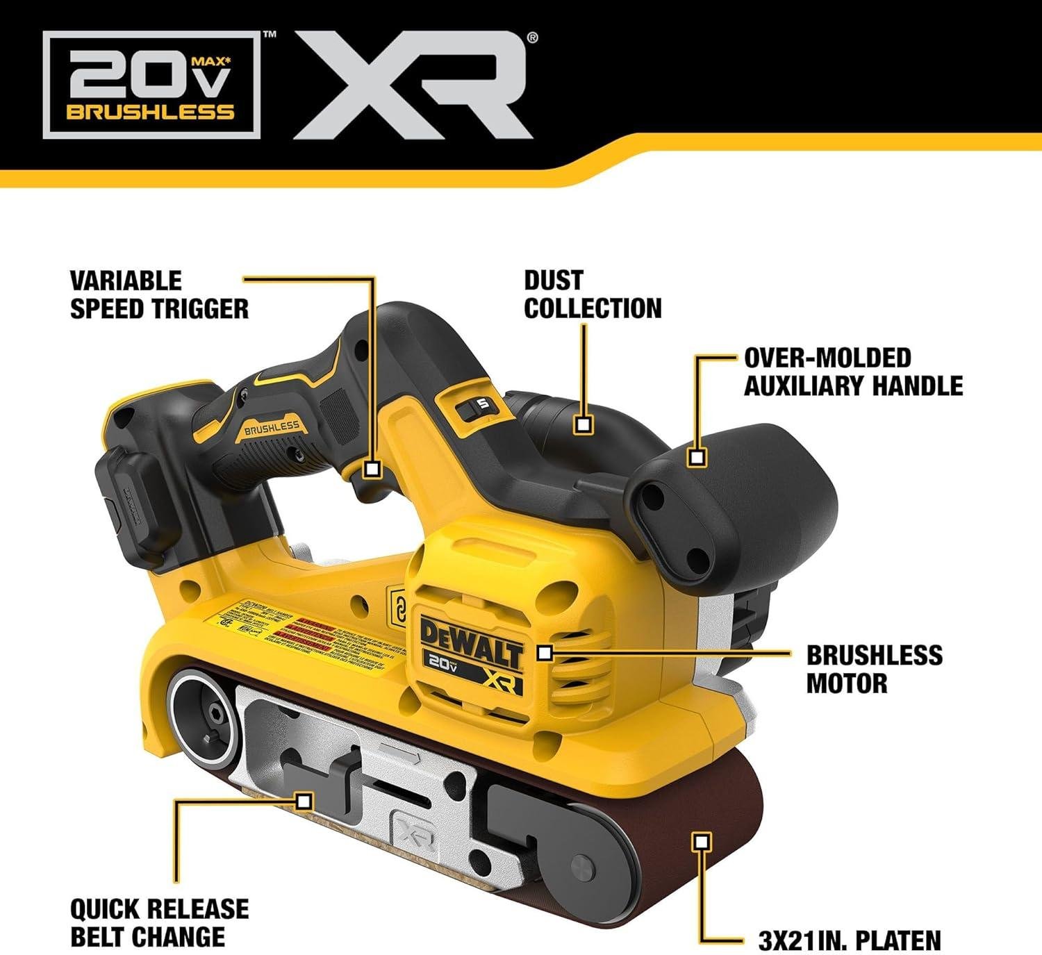 DEWALT DCW220B Belt Sander Review:​ Right for Our Shop?