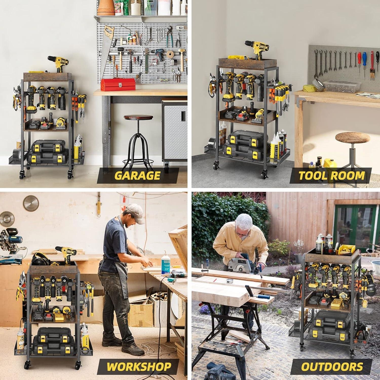 Olakee Drill Organizer Cart Review: right for Our Shop?