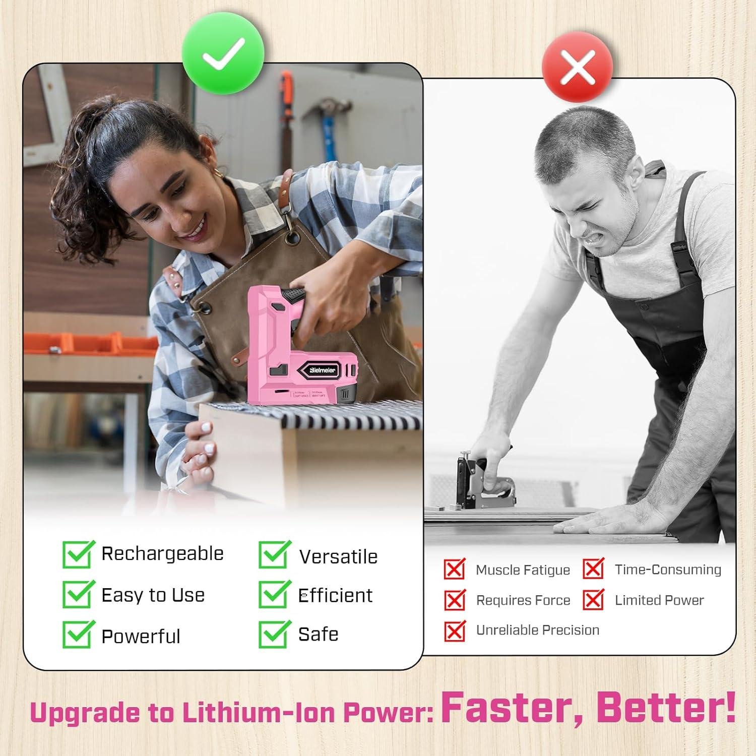 Bielmeier Cordless Staple gun Review: Shop​ Fit?