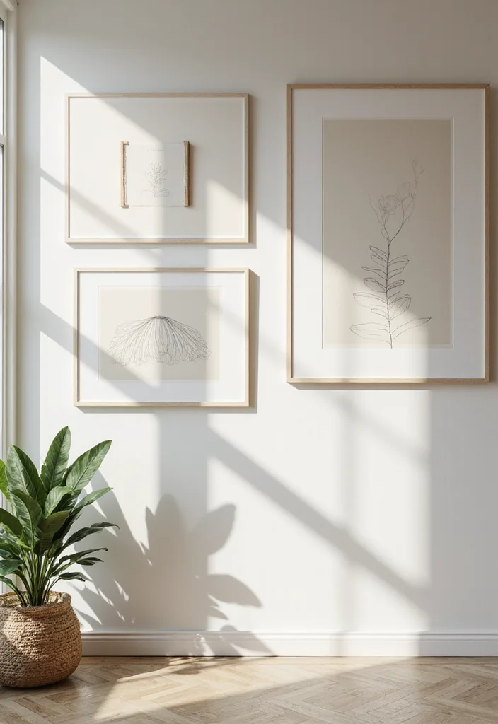 14 Unique Wall Art Ideas That'll Make Your Home Shine (You Won't Believe #6!) - 12. Minimalist Line Art 1