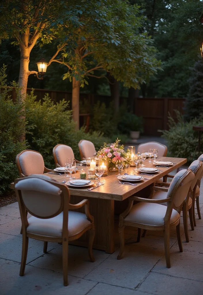 15 Stunning Outdoor Tables That Will Transform Your Patio into an Entertainer's Dream! - 14. Elegant Dining Sets 1
