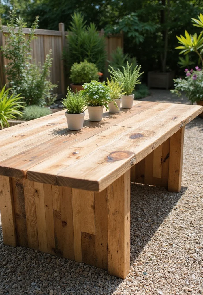 15 Stunning Outdoor Tables That Will Transform Your Patio into an Entertainer's Dream! - 6. Eco-Friendly Options 1