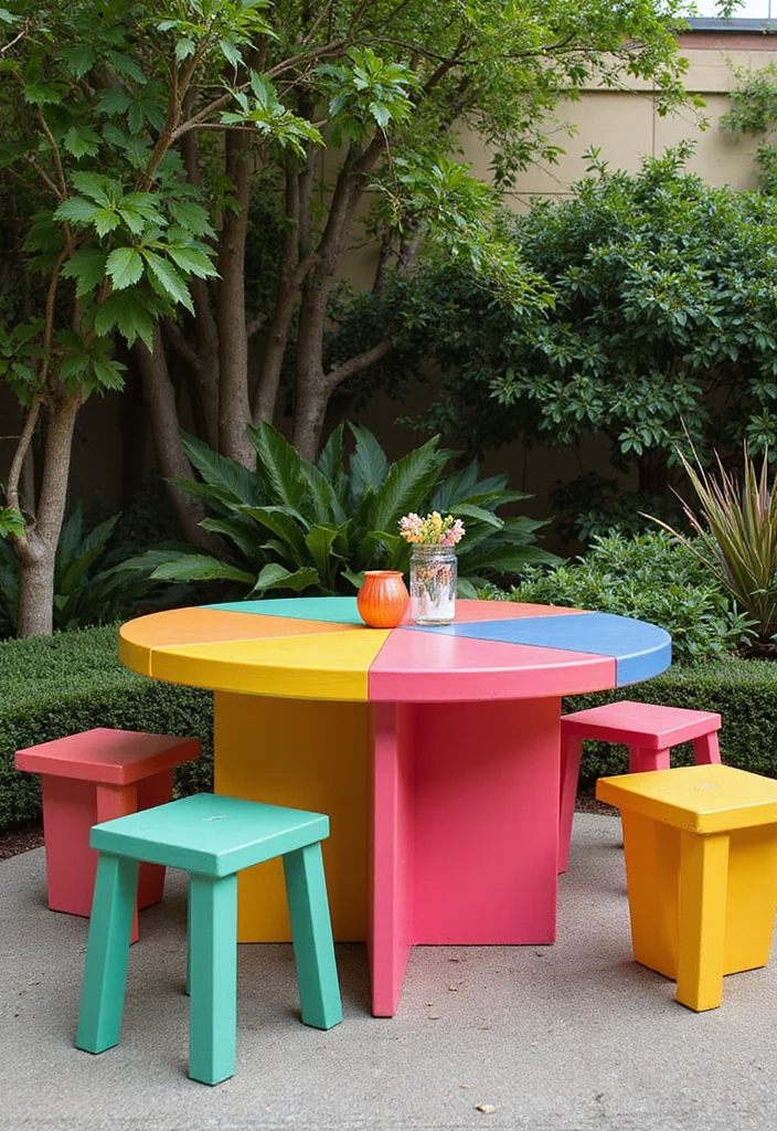 15 Stunning Outdoor Tables That Will Transform Your Patio into an Entertainer's Dream! - 8. Statement Pieces 1