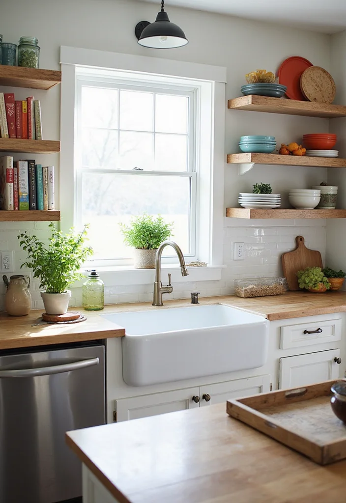 17 Family-Friendly Modern Farmhouse Decor Ideas That Are Easy to Implement! - 10. Functional Kitchen Decor 1