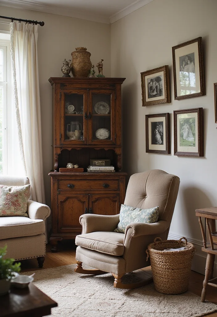 17 Family-Friendly Modern Farmhouse Decor Ideas That Are Easy to Implement! - 13. Incorporating Family Heirlooms 1