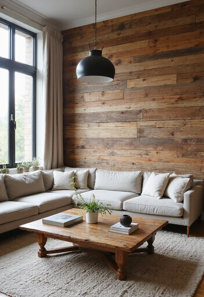 17 Family-Friendly Modern Farmhouse Decor Ideas That Are Easy to Implement! - 14. Creative Use of Wood 1