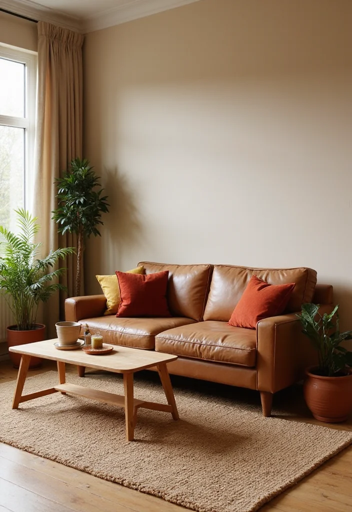 20 Cozy Living Room Ideas That'll Make You Want to Curl Up with a Good Book! (Wait Until You See #11!) - 2. Warm Color Palette 1