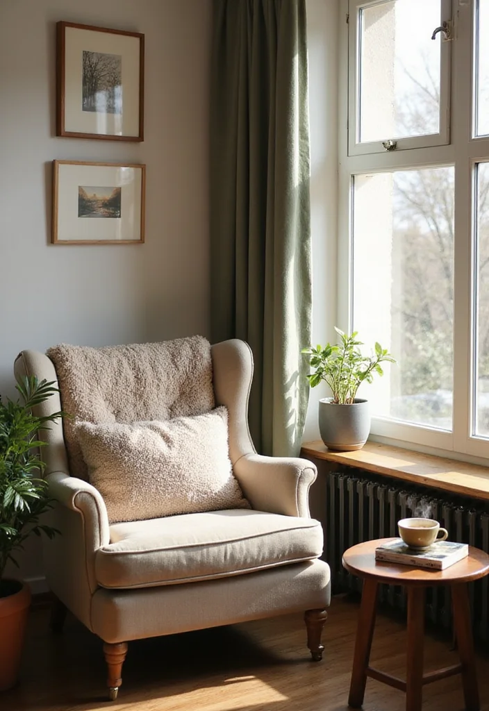 20 Cozy Living Room Ideas That'll Make You Want to Curl Up with a Good Book! (Wait Until You See #11!) - 3. Cozy Nooks 1