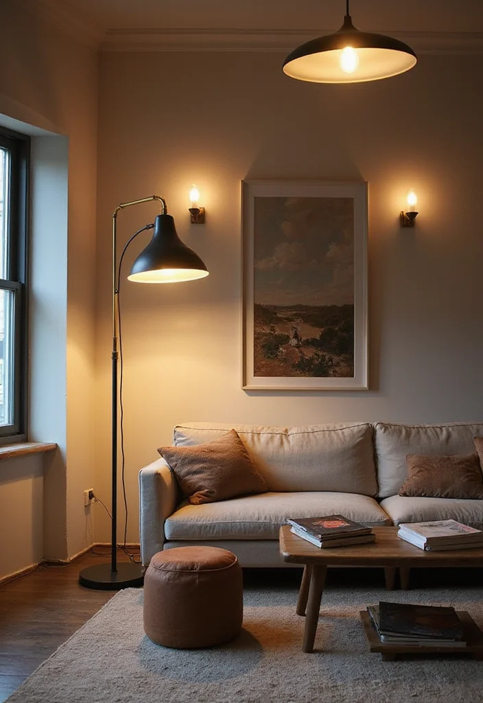 20 Cozy Living Room Ideas That'll Make You Want to Curl Up with a Good Book! (Wait Until You See #11!) - 4. Statement Lighting 1