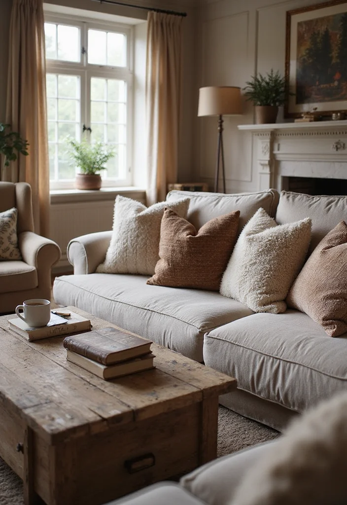 20 Cozy Living Room Ideas That'll Make You Want to Curl Up with a Good Book! (Wait Until You See #11!) - 5. Comforting Furniture 1