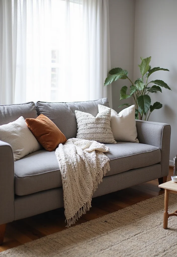 20 Cozy Living Room Ideas That'll Make Your Friends Jealous (You Won't Believe #12!) - 1. Layered Textures for Depth 1