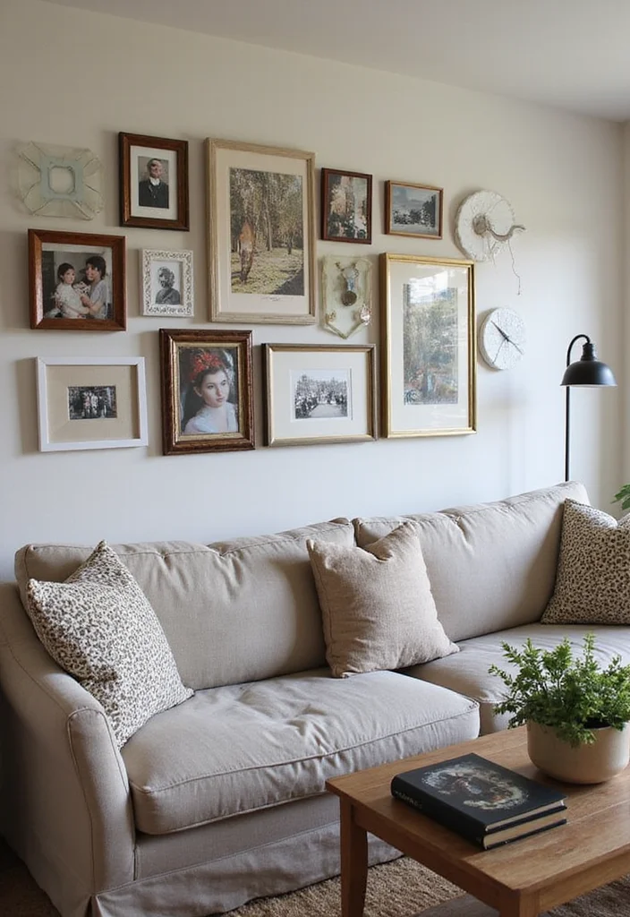 20 Cozy Living Room Ideas That'll Make Your Friends Jealous (You Won't Believe #12!) - 6. Personal Touches and Artwork 1