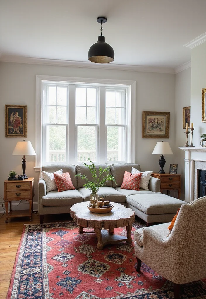 20 Living Room Ideas That'll Make You Want to Curl Up and Never Leave! (#7 Is a Game Changer!) - 9. Mix Different Styles 1