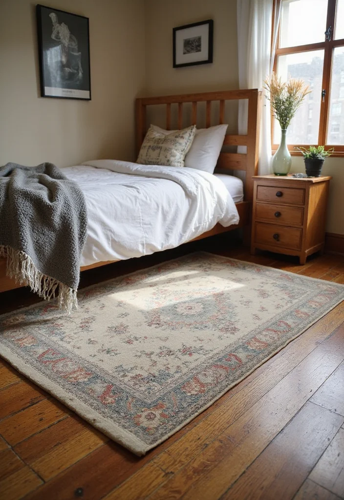 21 Dreamy Bedroom Makeovers That Cost Less Than $100 (You Won't Believe #7!) - 11. Fabrics on the Floor 1