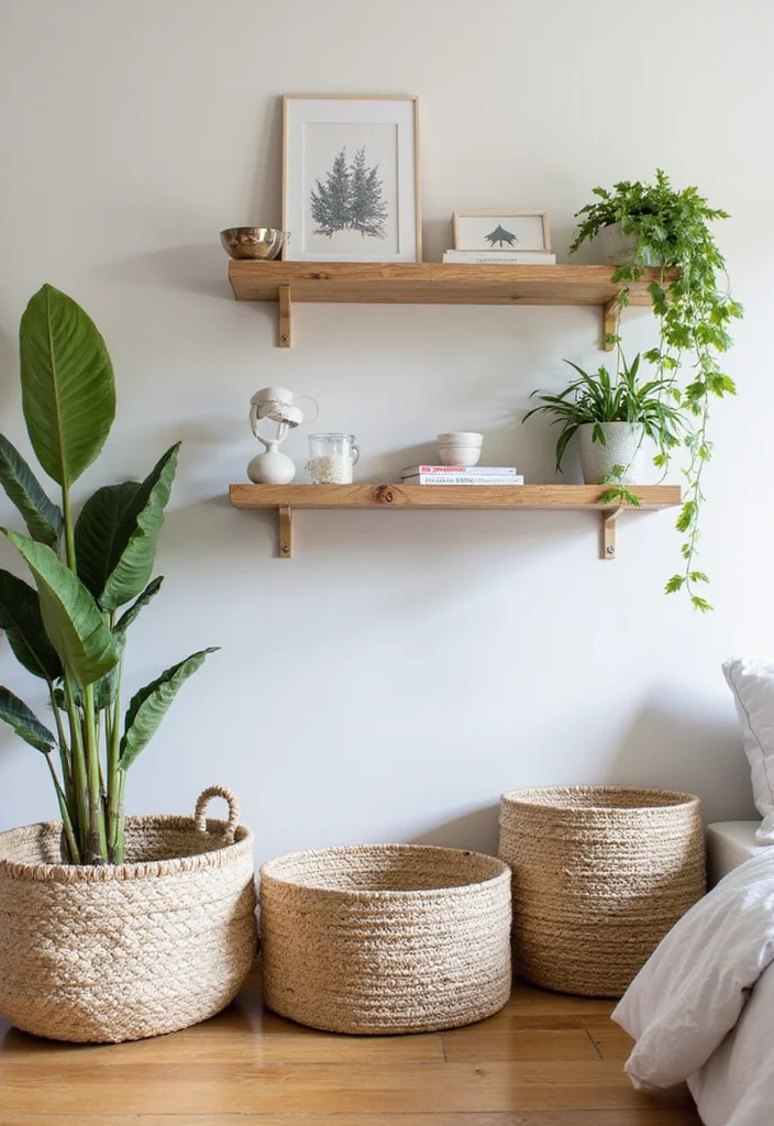 21 Dreamy Bedroom Makeovers That Cost Less Than $100 (You Won't Believe #7!) - 12. Stylish Storage Solutions 1