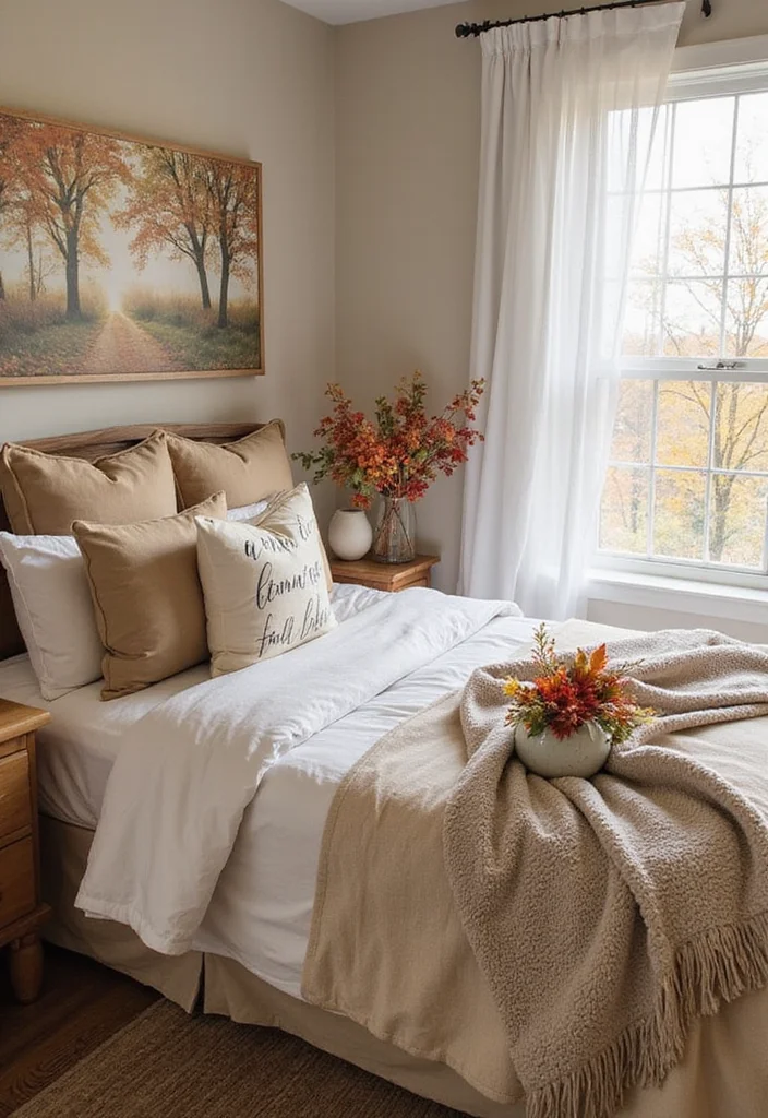 21 Dreamy Bedroom Makeovers That Cost Less Than $100 (You Won't Believe #7!) - 18. Seasonal Decor Swaps 1