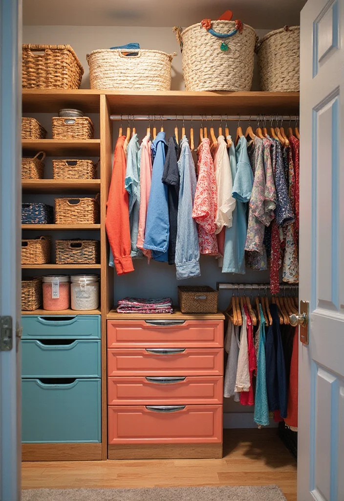 21 Dreamy Bedroom Makeovers That Cost Less Than $100 (You Won't Believe #7!) - 9. Reimagined Closet Space 1