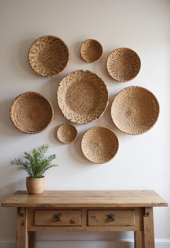 22 Artisan Sustainable Home Furnishings That Support Local Craftspeople! - 13. Handwoven Wall Baskets 1