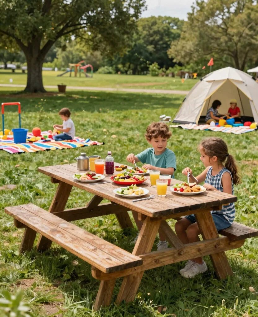 7 Best Outdoor Dining Tables of 2026 - Perfect for Alfresco Gatherings - 6. Family-Friendly Picnic Table 1