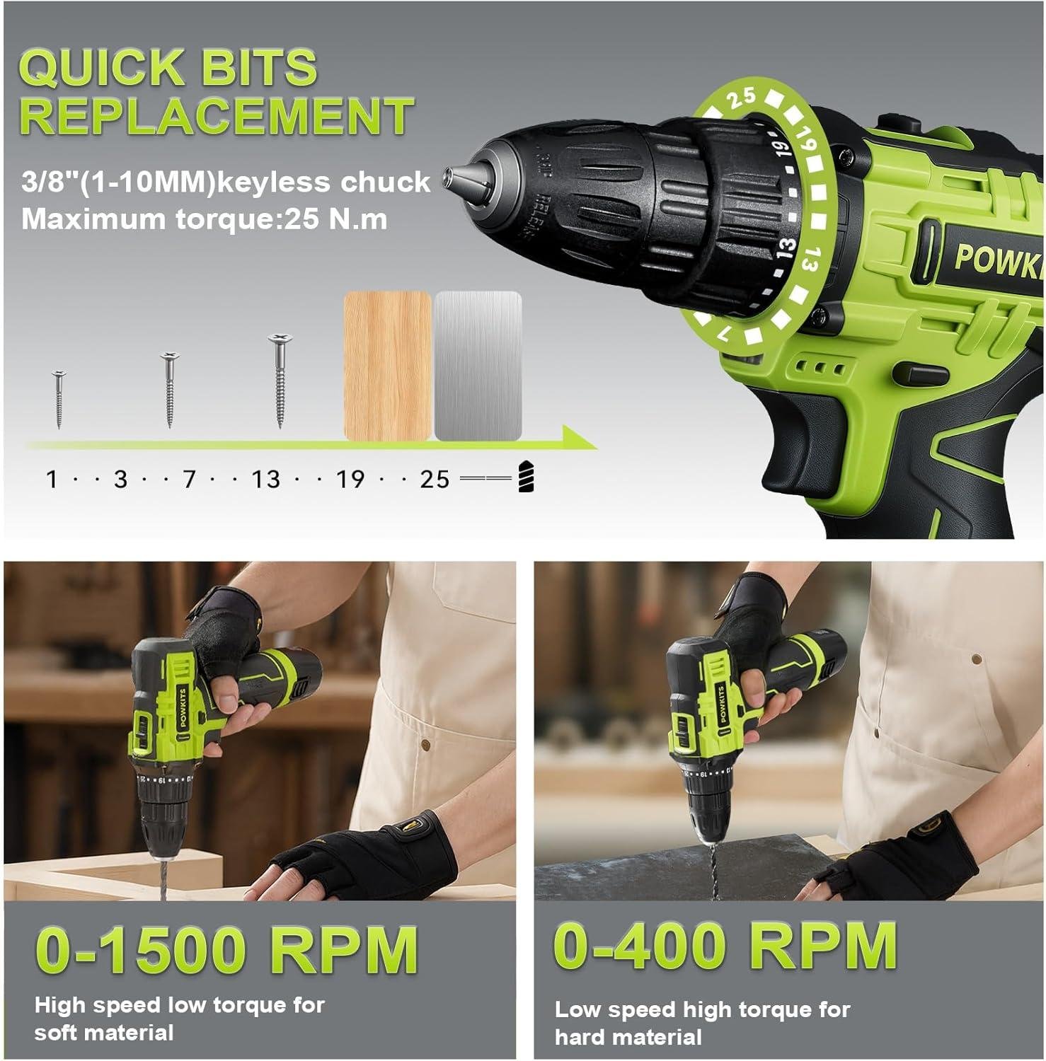 POWKITS 12V Cordless Drill Review: Fit Our home Shop?