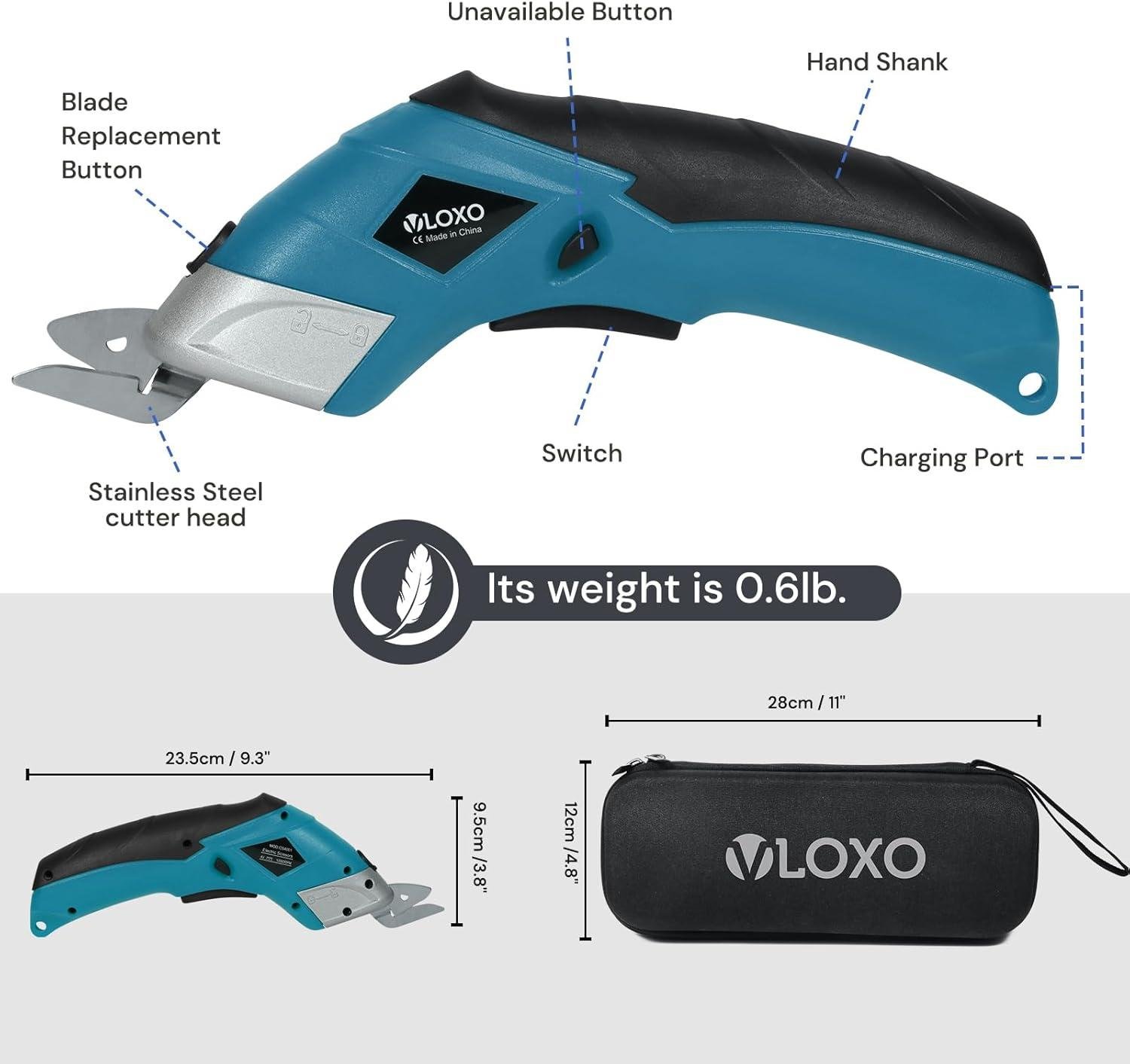 VLOXO‌ Cordless‍ Electric Scissors Review: Shop Tool?