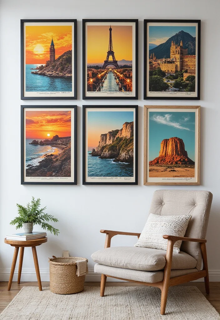 10 Must-Have Vintage Wall Art Pieces for a Timeless Home (Don't Miss #3!) - 3. Vintage Travel Posters 1