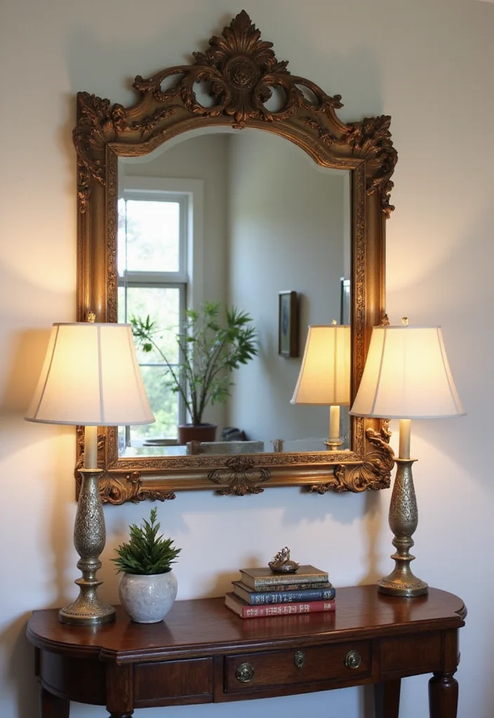 10 Must-Have Vintage Wall Art Pieces for a Timeless Home (Don't Miss #3!) - 8. Vintage Mirrors 1