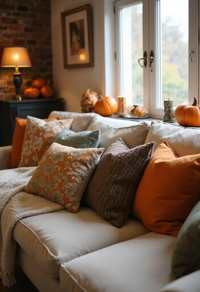 10 Statement Colorful Throw Pillows You Need for an Eye-Catching Home Decor! - 10. Seasonal Spectacle 1