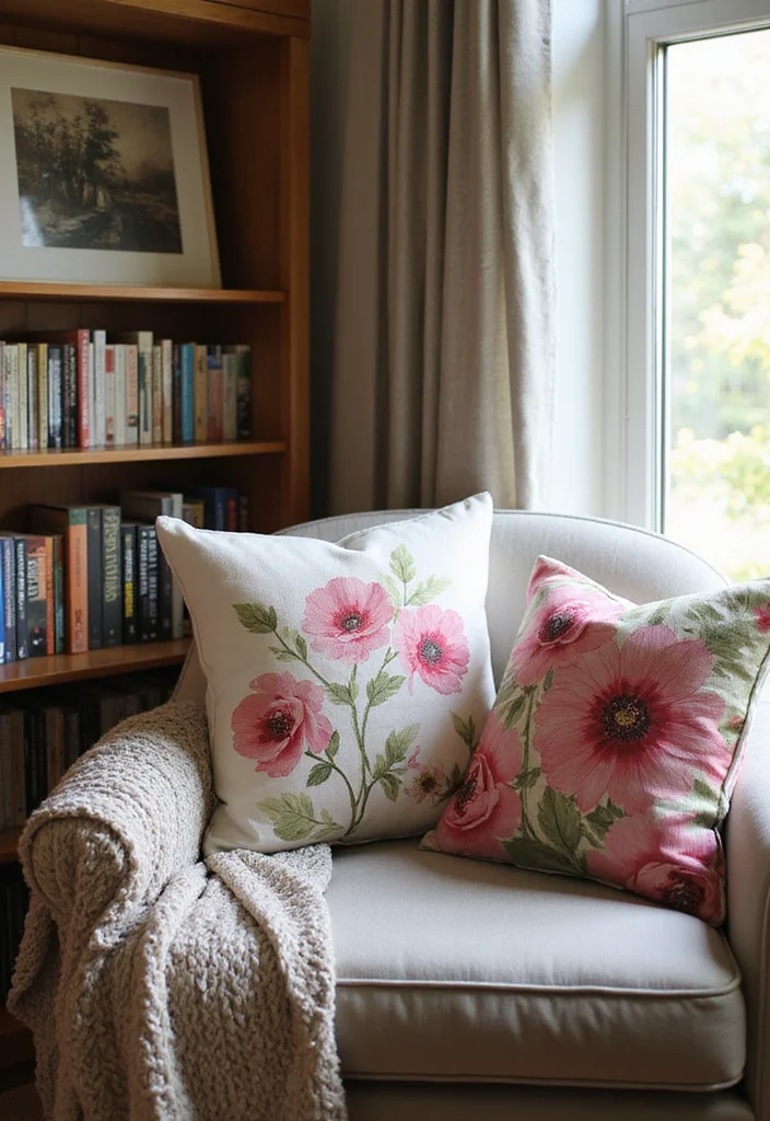 10 Statement Colorful Throw Pillows You Need for an Eye-Catching Home Decor! - 2. Floral Fantasy 1