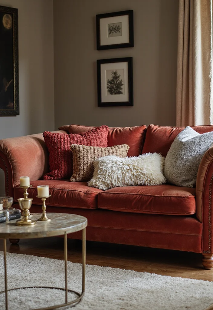 10 Statement Colorful Throw Pillows You Need for an Eye-Catching Home Decor! - 7. Luxe Textures 1