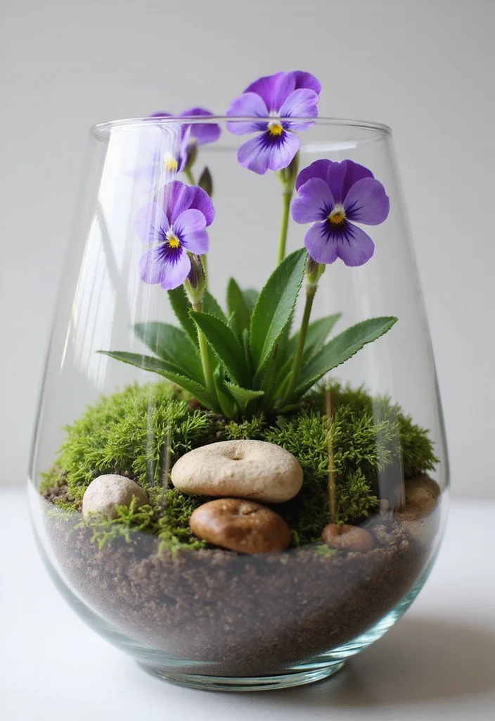 10 Stunning Easter Floral Arrangements That Will Wow Your Guests! - 9. Spring Garden Terrarium 1