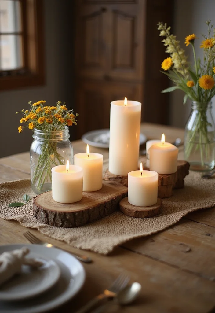 12 Eco-Friendly Rustic Home Accents That Are Good for the Earth (and Gorgeous Too!) - 7. Eco-Friendly Candles 1