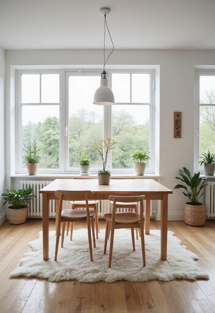 12 Stunning Dining Room Decor Ideas That'll Impress Your Guests (Wait Until You See #5!) - 7. Scandinavian Simplicity: Functional and Stylish 1