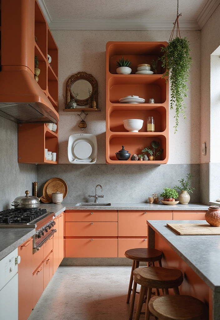 21 Open Kitchen Shelf Designs That Are Both Stylish and Practical (Don’t Miss #7!) - 15. Artistic Open Shelves 1