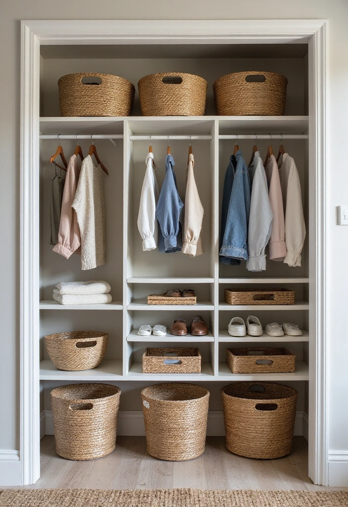 21 Stunning Bedroom Makeovers Under $100 (You Won't Believe #5!) - 16. Innovative Closet Organization 1