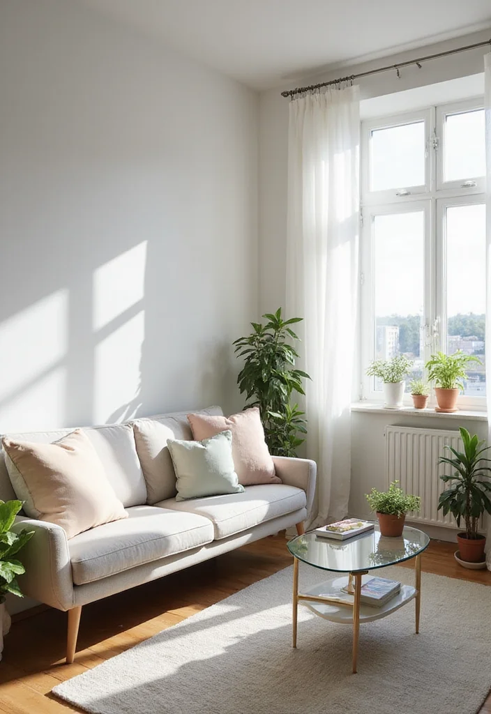 22 Stylish Small Apartment Decor Tips That Will Make You Love Your Space! - 1. Embrace Light Colors 1