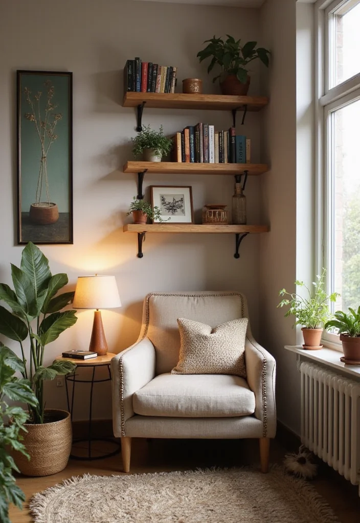 22 Stylish Small Apartment Decor Tips That Will Make You Love Your Space! - 12. Make Use of Corners 1