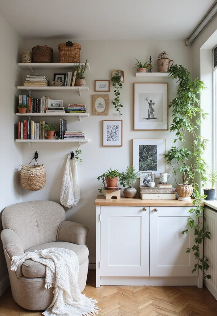 22 Stylish Small Apartment Decor Tips That Will Make You Love Your Space! - 4. Maximize Vertical Space 1